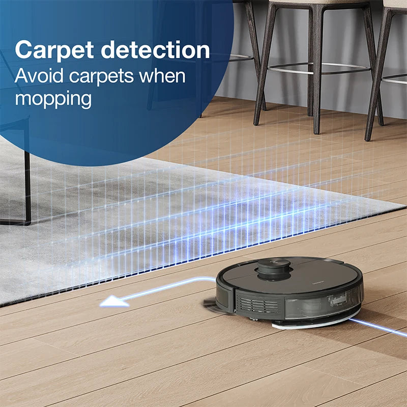 DEEBOT N8+ Multifunctional Robot Vacuum 2300PA Suction Sweeping Robot Customized Room Cleaning Vacuum Cleaner