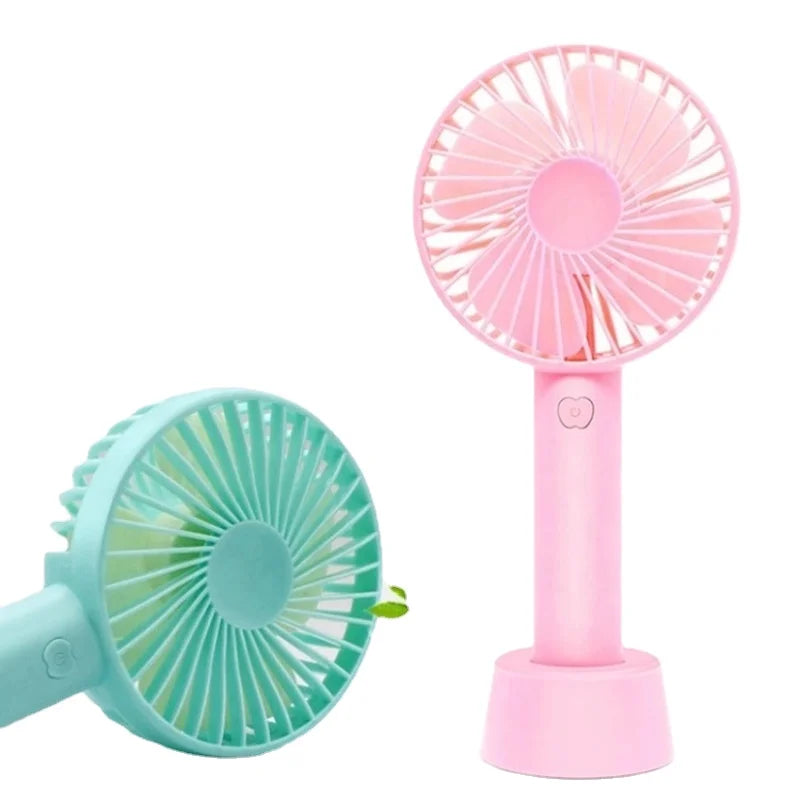 Hot Selling Led Colorful Light Fan Rechargeable Battery 2600Mah Handheld Fan Usb Charge Portable Mini Fan with Led Light