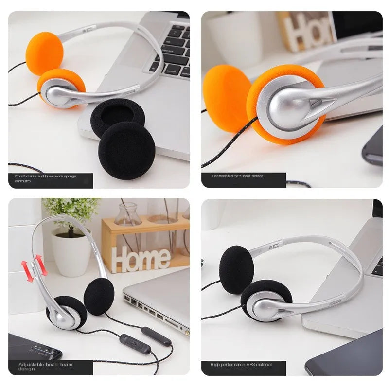 Wireless Bluetooth Retro Headphones Wireless Wearing Hifi Charging Wired Control Headset for Girls Photography Earphone Gift