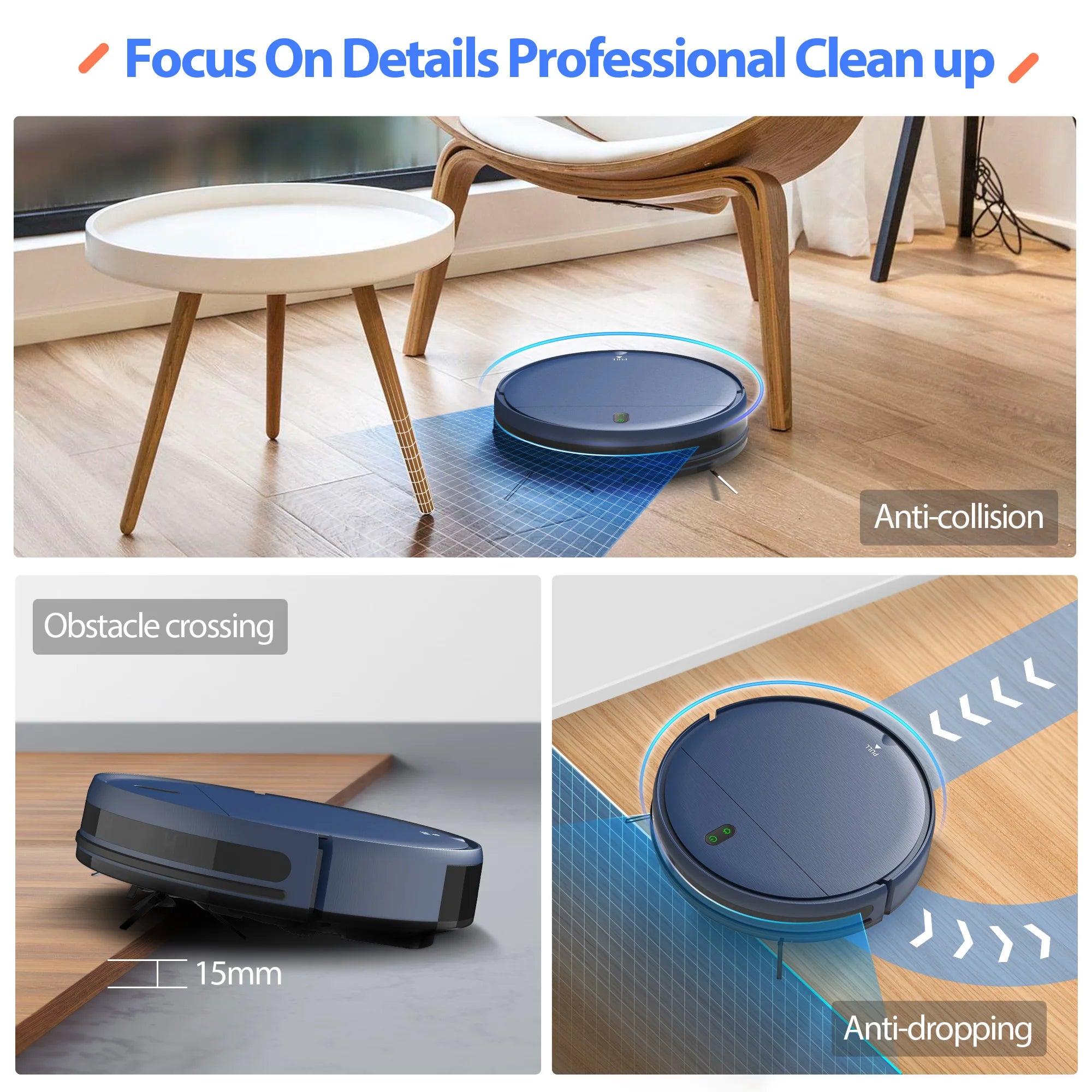 Smart Floor Cleaning Robot Aspiradora Aspirador Aspirateur Staubsarger Vacuum Cleaner