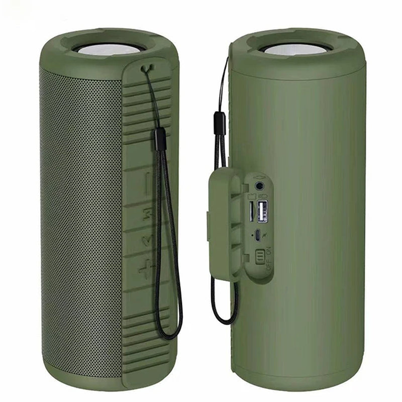 NR-9019 Outdoor Splash Proof Wireless Speaker with Bluetooth TF USB FM AUX Handsfree TWS