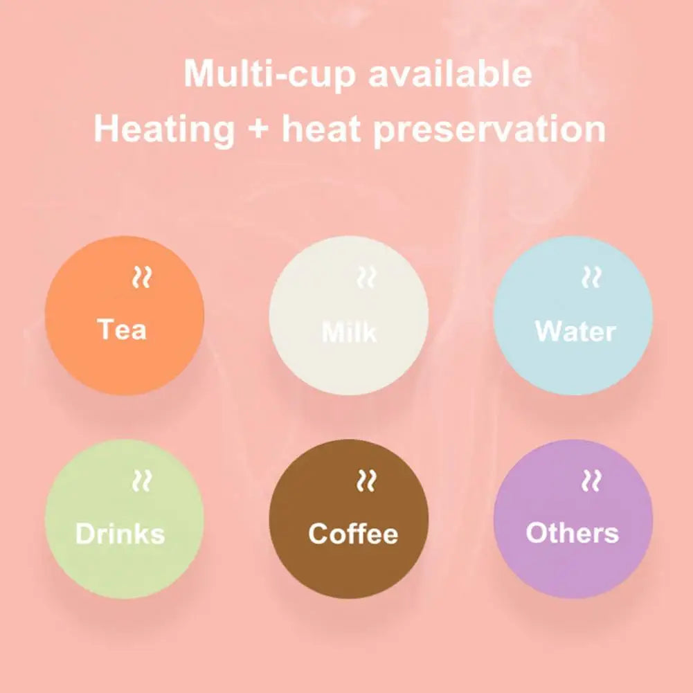 Electric Cup-Pad USB ABS Coffee Milk Mug Heater Tray Heater Coaster Practical Heating Mug Pad