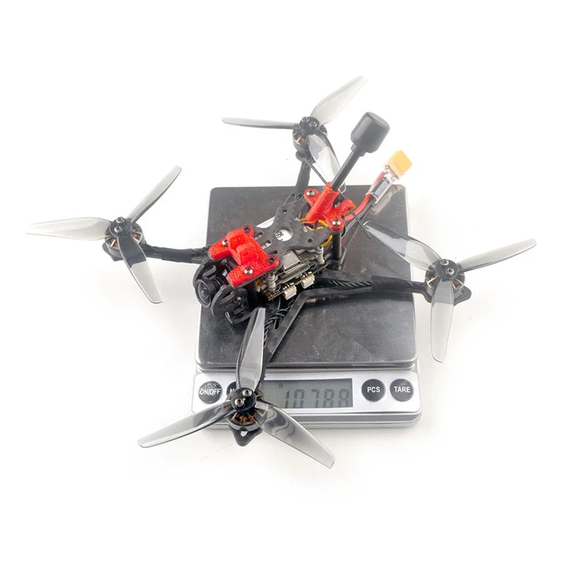 Happymodel Crux35 HD ELRS X1 Crazyf411 BLHELIS 5A Caddx Vista Nebula Nano EX1404 KV3500 4S 3.5Inch FPV Digital Freestyle Drone