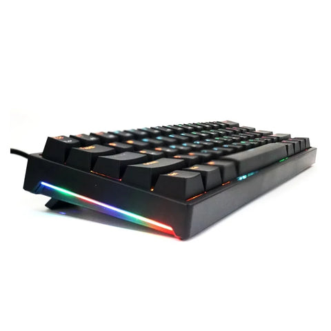 60% Wired Mechanical Keyboard, Mini Gaming Keyboard with 9 RGB Backlight 61 Blue Switches Keys for PC, Windows/Mac/Linux