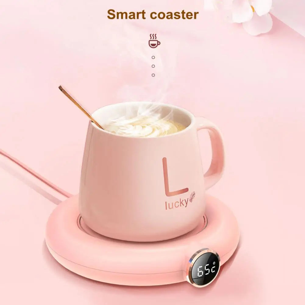 Electric Cup-Pad USB ABS Coffee Milk Mug Heater Tray Heater Coaster Practical Heating Mug Pad