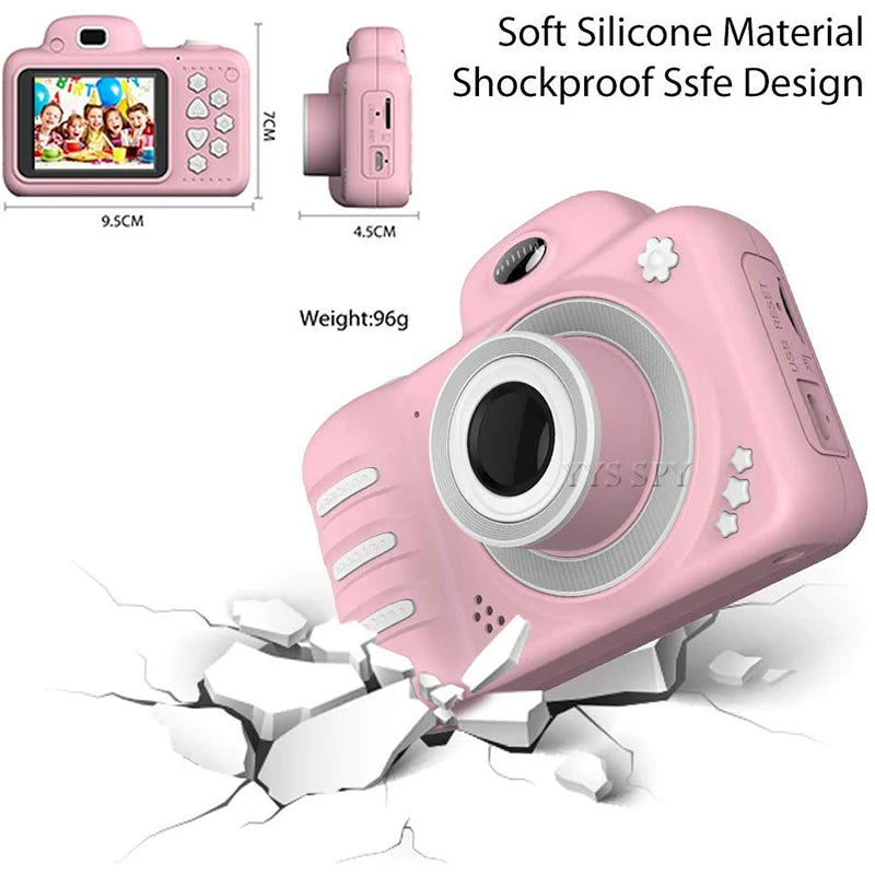 Shockproof HD Vlog Child Mini Digital Camera Educational Toys for Children Baby Video Camcorder Photo Camara Birthday Gift